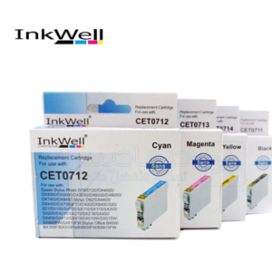 Pack Cartridge Inkwell CET0711(BK,C,M,Y)