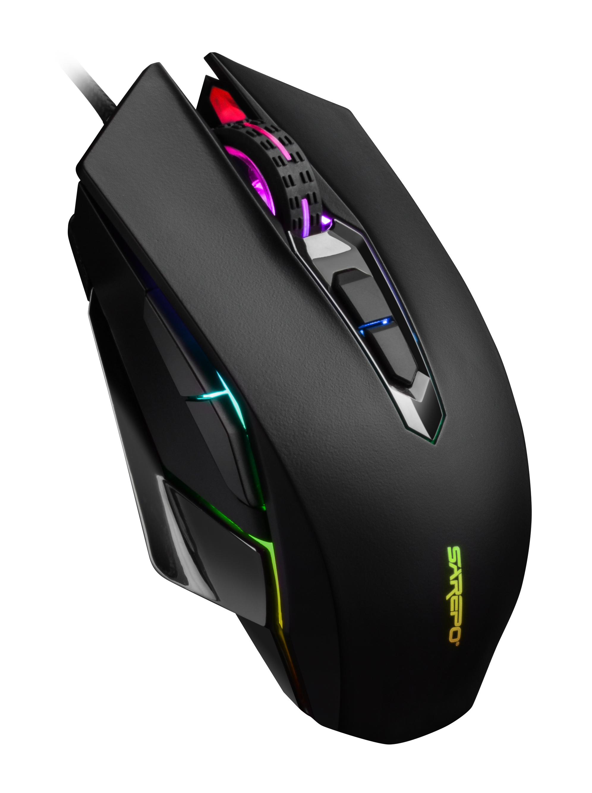 Sarepo GT-X2 Souris Optique pour Gammer, avec Lumière RGB Programmable – Image 4